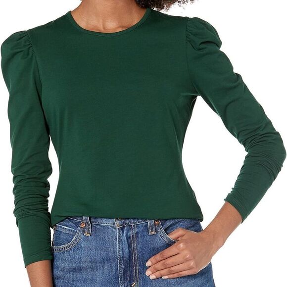 Rebecca Taylor • Ruched long sleeve top - Picture 2 of 8